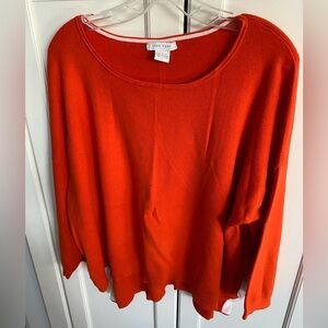 Joan Vass Sweater Orange XL